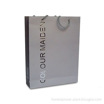 Paper Shopping Bag with PP Handles, Customized Sizes are Accepted, Suitable for Promotion
